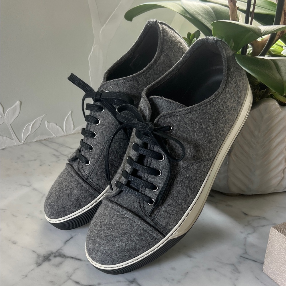 Men’s LANVIN sneakers in dark grey - Size 8